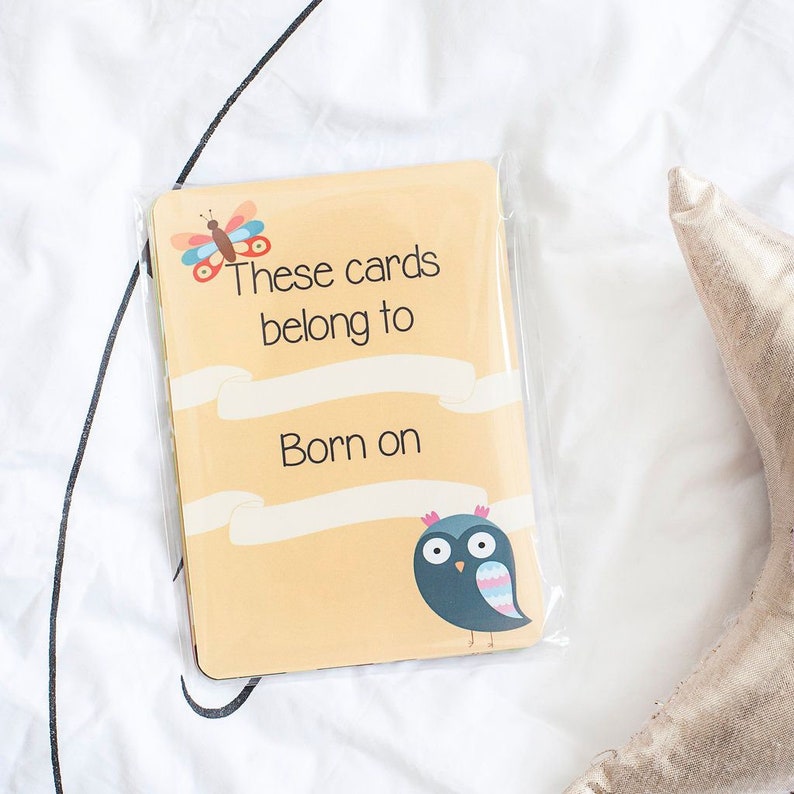 Wipeable Preemie Baby Gift UK Premature Baby Achievement Cards