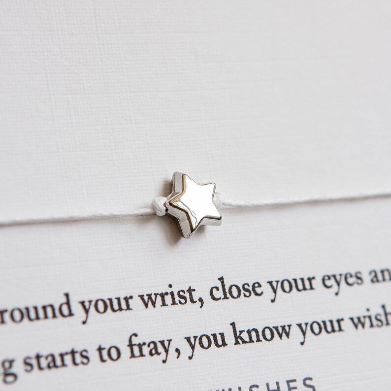 teaching assistant gift, wish bracelet, teacher gift, teaching assistant, end of year gift, teacher thank you, image 2