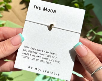 Adjustable Charm Bracelet - The Moon