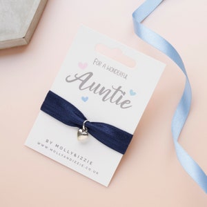 Auntie Gift Stretch Charm Bracelet