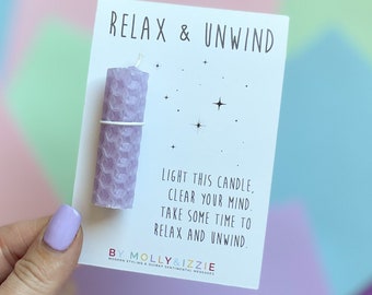 Relax & Unwind Candle - Purple