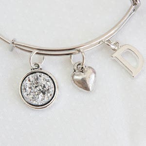 Personalised Bridesmaid Thank You Gift, Charm Bracelet image 2