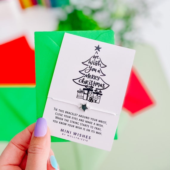 Wish You A Merry Christmas Mini Wish Bracelet