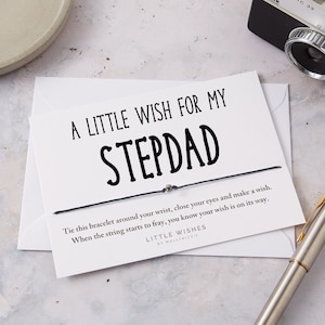 Bracelet de voeux cadeau pour beau-père, cadeau beau-père