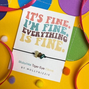 Pulsera de cristal ajustable - It's Fine