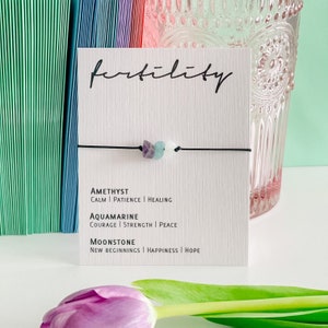Pulsera de Cristal Ajustable - Fertilidad