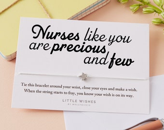 Wish bracelet, Nurse Thank You Gift
