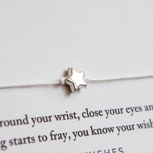 Wish Bracelet, inspirational gift for her image 2