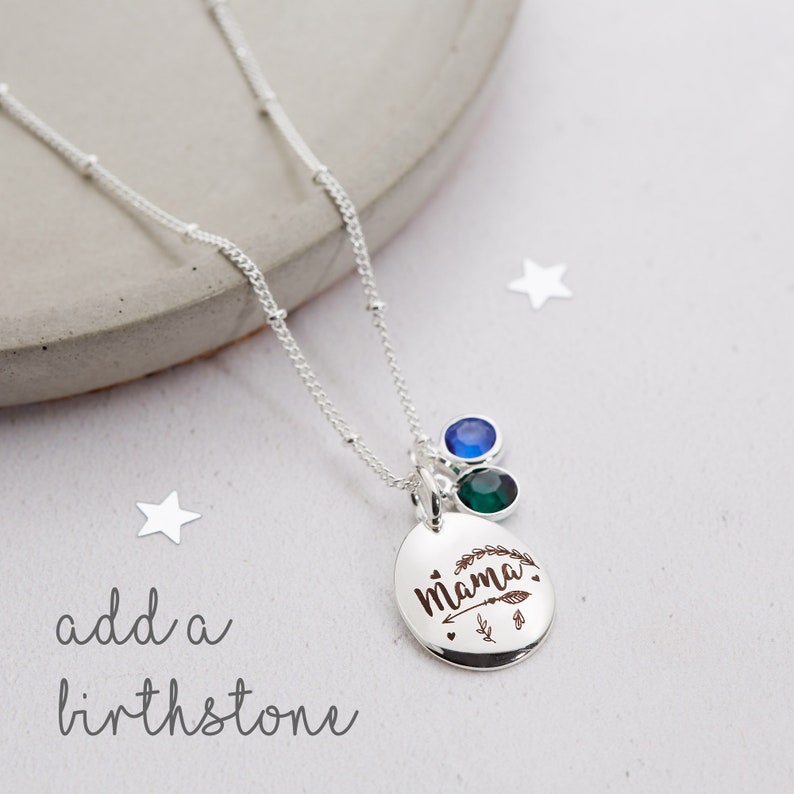 Personalised Pebble Necklace For Daughter