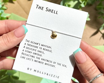 Adjustable Charm Bracelet - The Shell