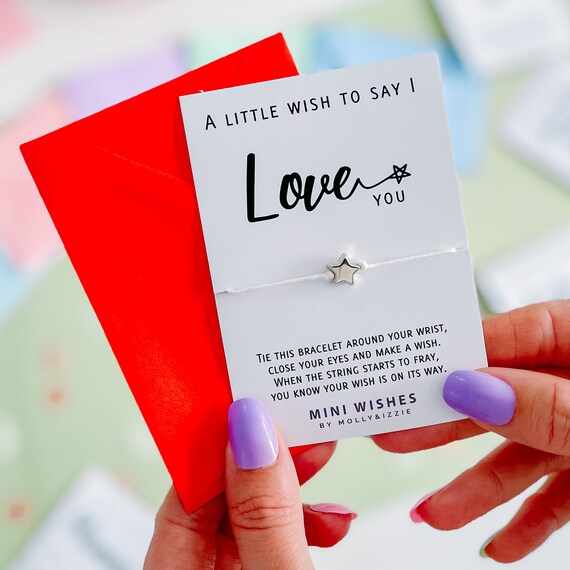 Love Mini Wish Bracelet Etsy