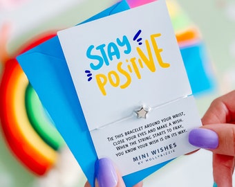 Stay Positive Mini Wish Bracelet