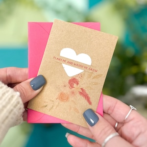 Tarjeta de semillas plantables Floral Dreams