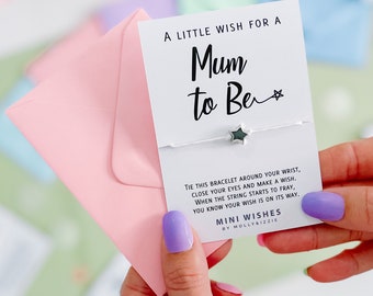 Mum To Be Mini Wish Bracelet