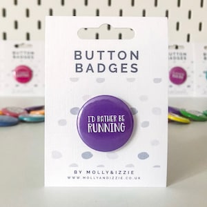 Badge Je ferais mieux de courir