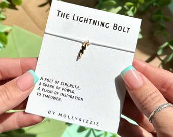 Adjustable Charm Bracelet - The Lightning Bolt