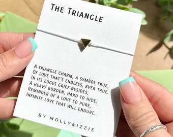 Pulsera con dijes ajustable - El Triángulo