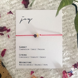 Pulsera de cristal ajustable - Joy
