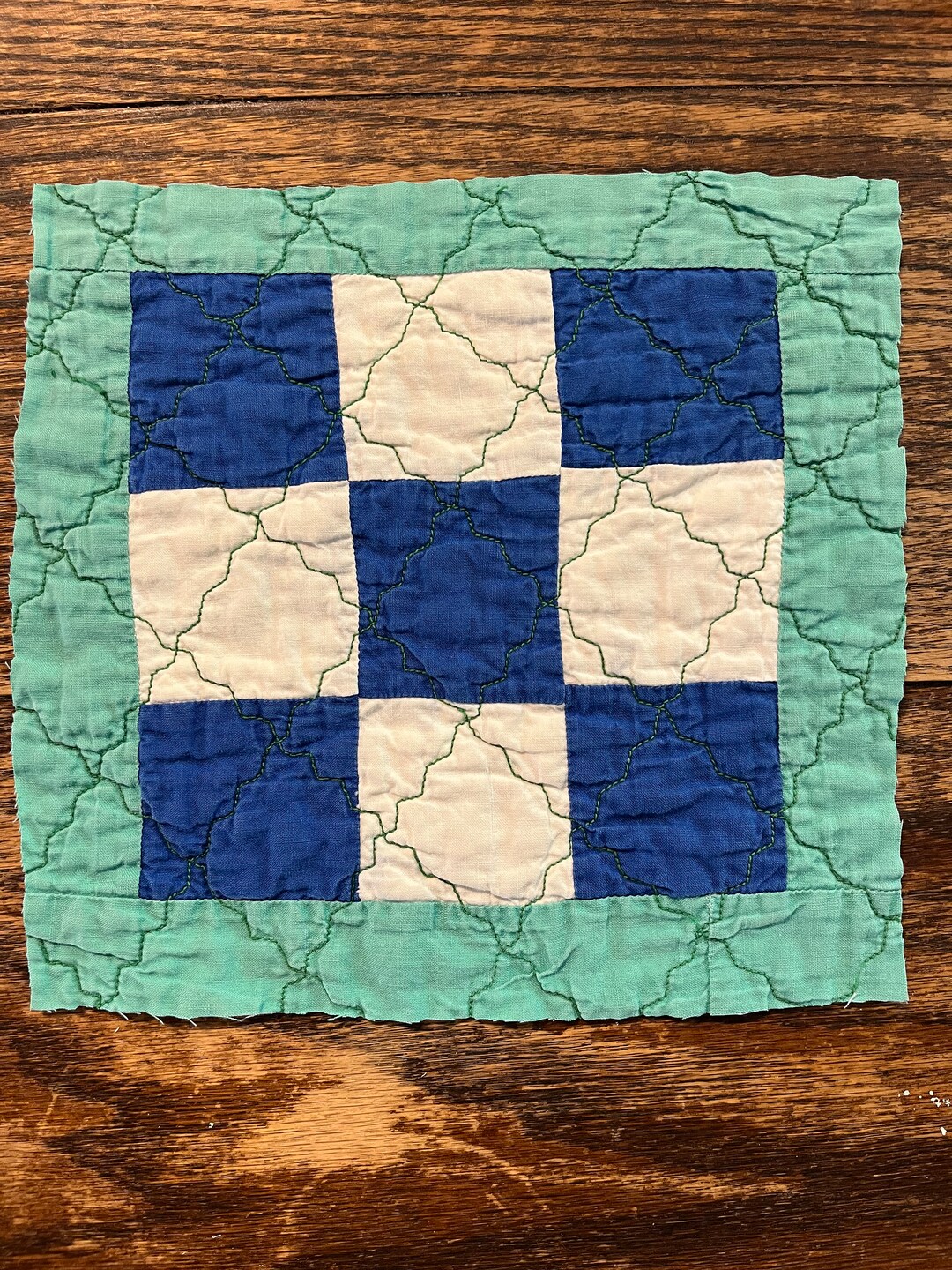 Rural Estate Quilt Stash 1956 Frigidaire Imperial Nine Patch Cutter Quilt Piece NPGB7 Etsy