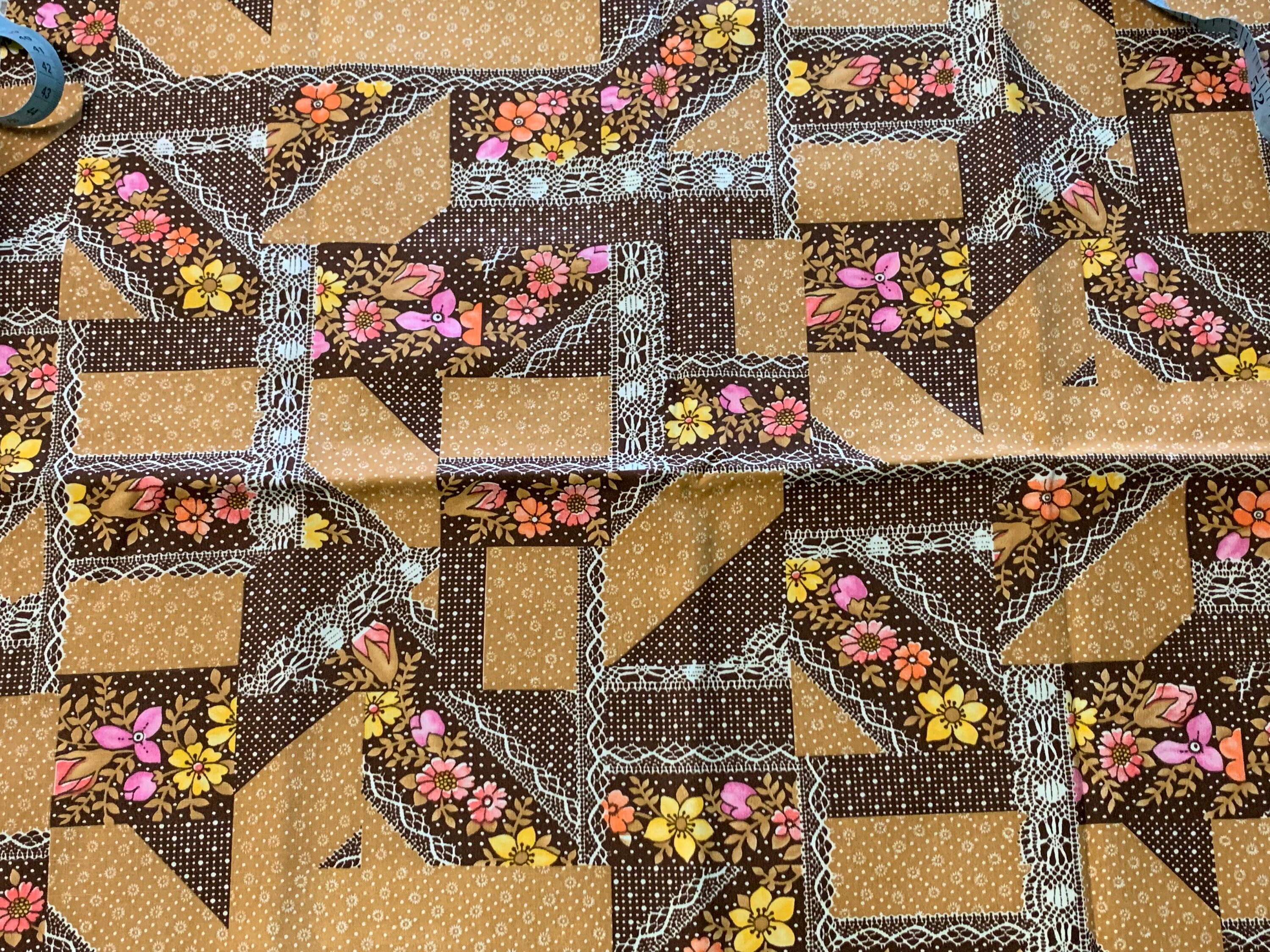 Rural Estate Quilter's Stash Honest Abe ヴィンテージ 1970 年代