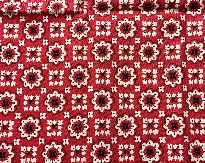 40s/50s southwestern red cotton bandana – wpl 9939 fast color usa