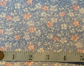 Rural Estate Quilter 39 s Stash Amish Attitude Vintage 1980 39 s Smooth Polyester Blue Pastel Dress Fabric Scraps 13 quot x 10 quot 10 quot x 36 quot Dolls Baby