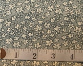 Rural Estate Quilter 39 s Stash Amish Attitude Vintage 1980 39 s Teal Greenish Blue Leaf Smooth Polyester Dress Fabric 19 quot x 21 quot Scrap Dolls Baby