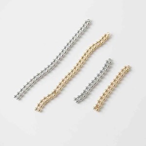 Gold/silver Plated Brass Round Bead Chain Tassels Pendant, Chain Charm Pendant, DIY Jewelery Supply Designer Earring Finding