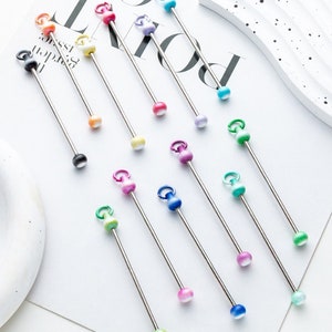 Beadable Blanks,New Colored Beadable Bars, Keychain DIY Supplies, Crafting Blanks,  Pendant, Bar Keychain,Make It a Charm,Perfect Gift