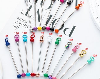 Nieuwe gekleurde kralenstaafjes, sleutelhanger doe-het-zelfbenodigdheden, knutselspullen, kraaltjes, hanger, staafsleutelhanger, perfect cadeau, maak er een bedel van