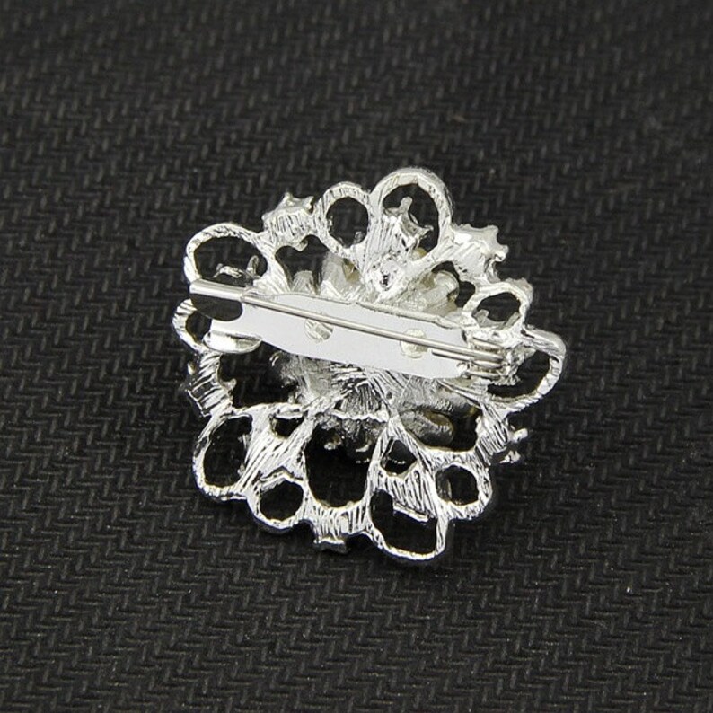 10 pcs Wholesale Brooches Rhinestone Brooch Embellishments Etsy