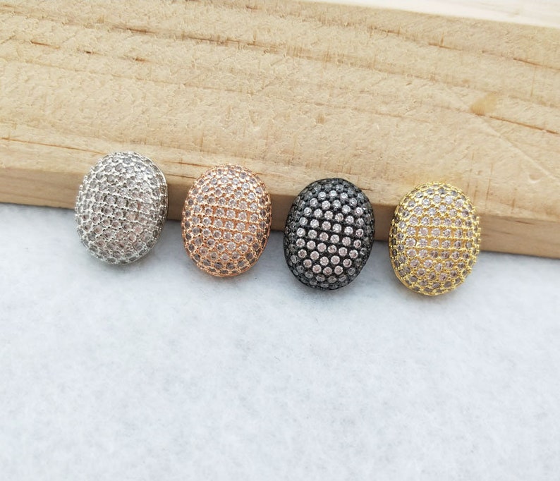 10 Pieces Tiny crystal Connector,CZ zircon Micro pave Pendant Charm Jewelry Finding for DIY Bracelet making BD351