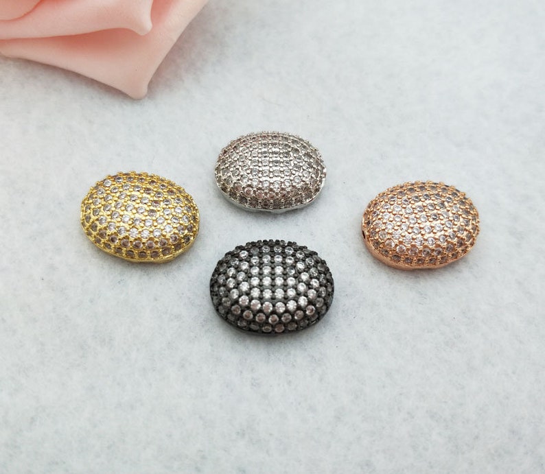 10 Pieces Tiny crystal Connector,CZ zircon Micro pave Pendant Charm Jewelry Finding for DIY Bracelet making BD351