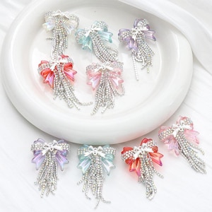 Bling Butterfly bead,Rhinestone Butterfly Beads, DIY Beadable Pens,Fancy Dangles Beads,Acrylic Beads, Jewelry Craft Making