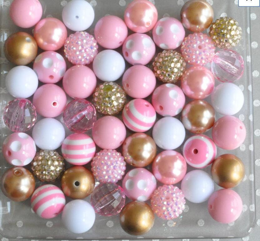 200x Bubblegum Kralen Set – Gemengde Kristal Acryl & Chunky Strass Kralen Voor Pennen, Sleutelhangers, Armbanden En DIY Sieraden Maken
