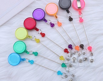 Exclusive Beadable Badge Reels,Beadable bars, keychain blanks,Beadable Retractable Badge Reels Bars with CLIP on back