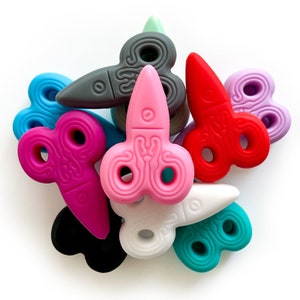 Scissors Silicone Bead,Scissors Focal Silicone Beads,Bulk Silicone Bead,Silicone Loose Beads,DIY Keychain Keyring Charm Jewelry Making