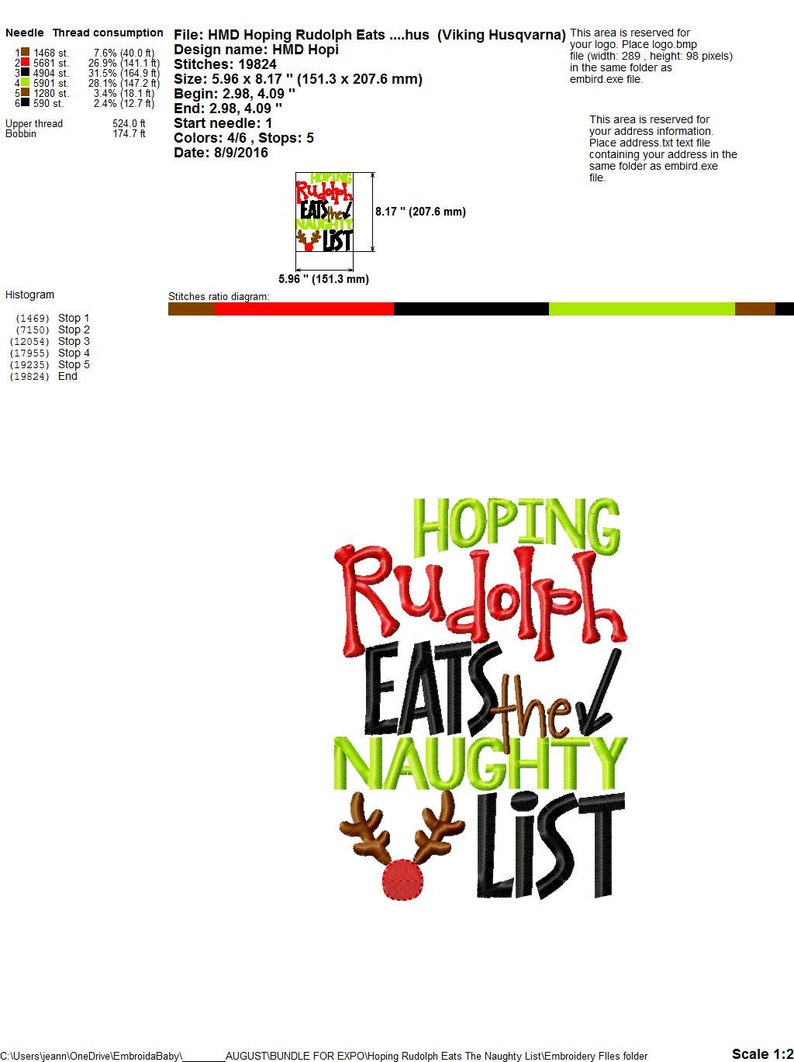 Hoping Rudolph Eats the Naughty List 4x4 5x7 6x10 7x11 8x8 - Etsy