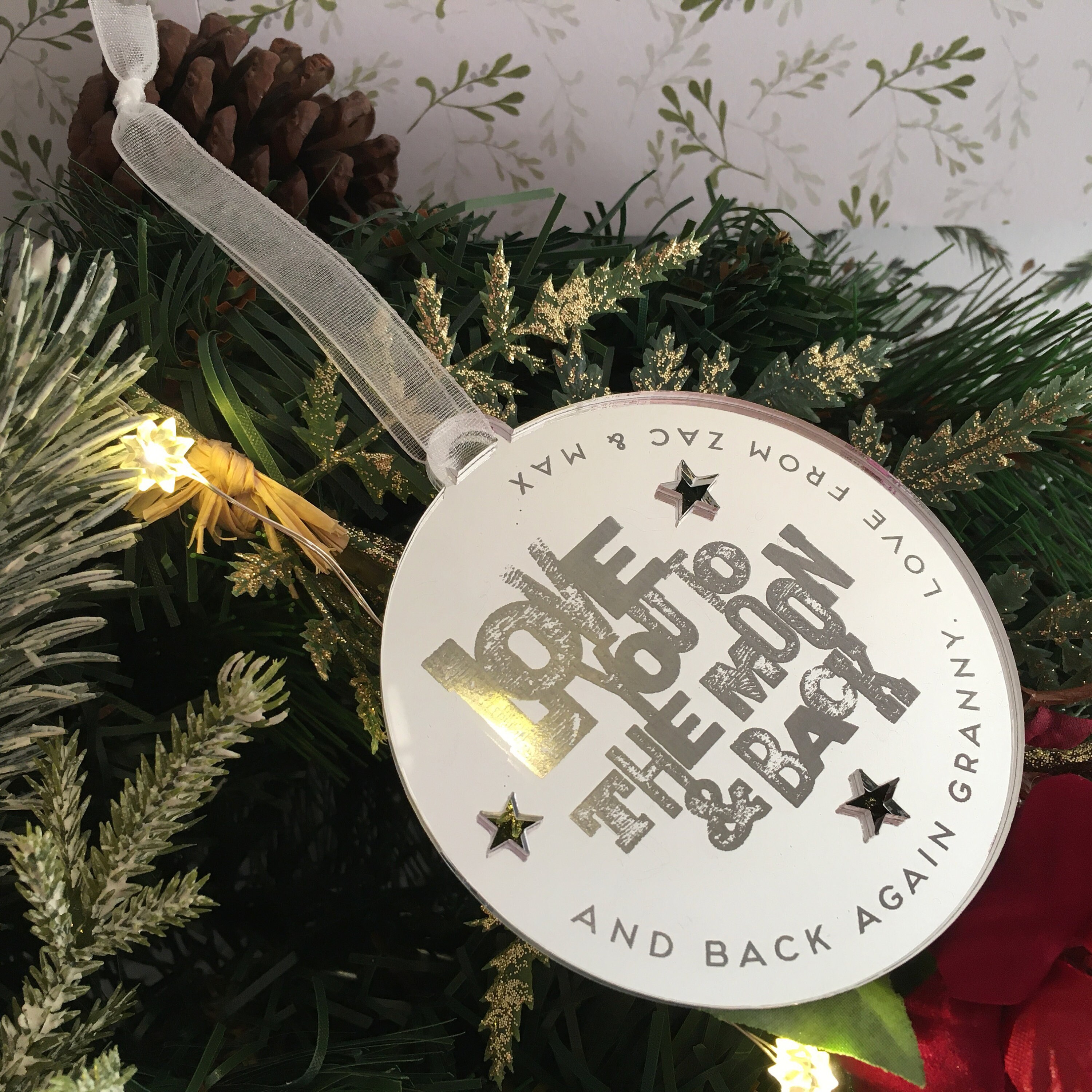 Hallmark Love You to The Moon and Back - Decorazione natalizia