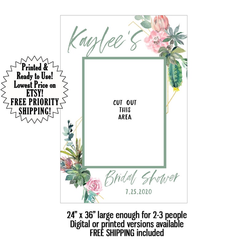 Photo Booth Frame Selfie Frame Photo Booth Props Photobooth Etsy