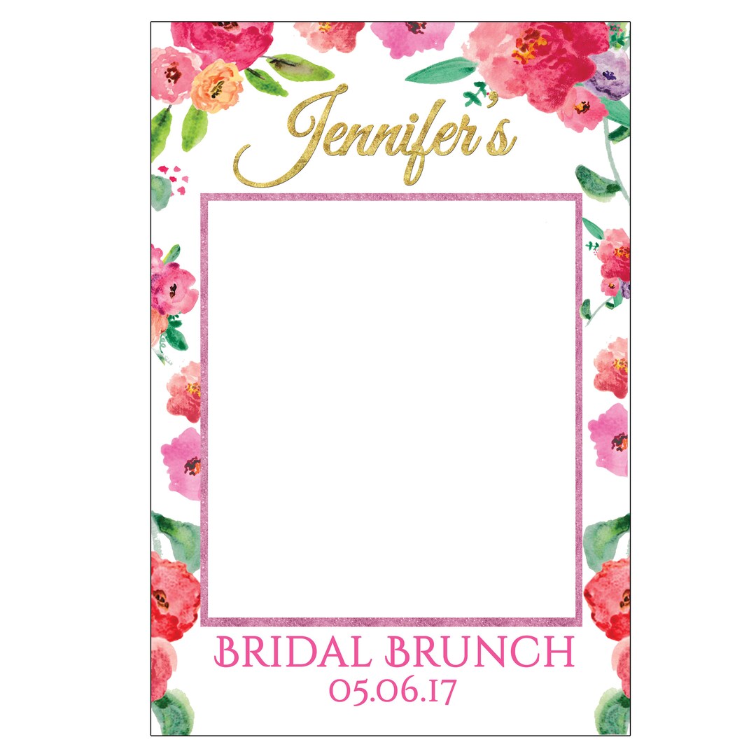 Bridal Shower Photo Booth Frame Bridal Shower Photo Booth Etsy