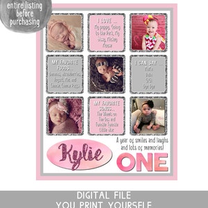 First Birthday Chalkboard, Birthday Chalkboard, Girl 1st Birthday, 1st Birthday Chalkboard, Birthday Chalkboard, Digital  File