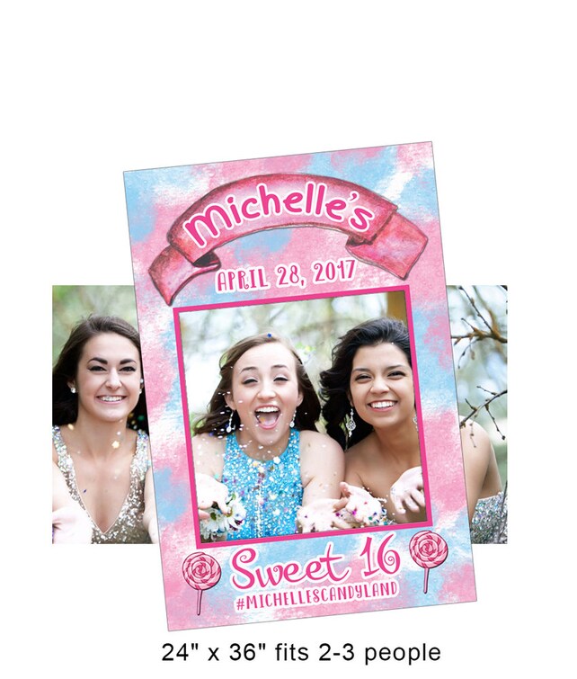 Sweet Sixteen Photo Prop Frame 16 Party Ideas Sweet Sixteen Photo Prop Frame 16 Party Ideas Birthday Selfie