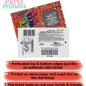 pregnancy announcement cards, scratch off pregnancy announcement cards, scratch off tickets, scratch off lotto replica image 7