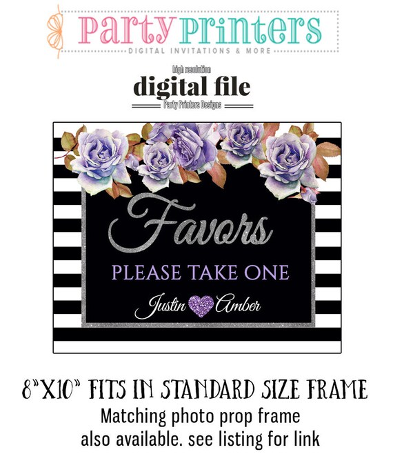 Wedding Favors Shower Signs Image 0