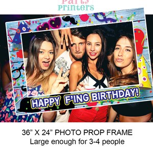 birthday party props, birthday photo booth frame, photo booth party props, birthday photo props, party booth, birthday props, selfie frame