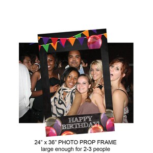 birthday photo frame, birthday photo booth props, birthday photo props, photo booth frame, party booth, birthday party props, selfie frame