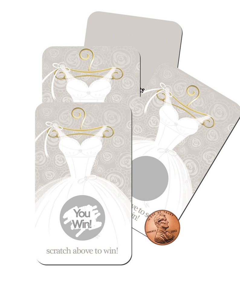 Scratch Off Bridal Shower Game, Bridal Shower Games, Bridal Shower