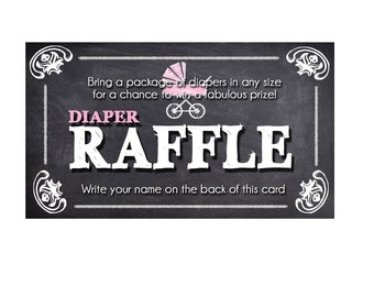 baby girl diaper raffle, baby shower diaper raffle, diaper raffle printable, diaper raffle ticket printable, instant download