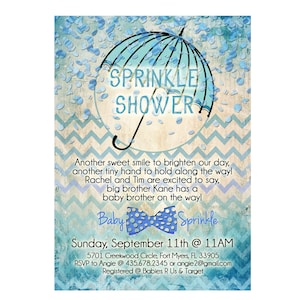 Baby Sprinkle Uitnodiging, Baby Boy Sprinkle, Baby Shower Uitnodigingen, Baby Boy Shower Uitnodiging, Afdrukbare Digitale Uitnodiging, Sprinkle